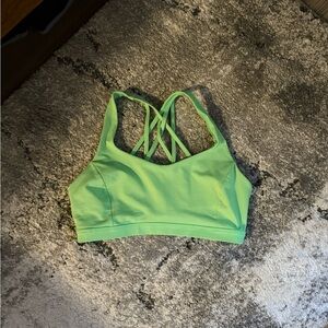 Lululemon Athletica Light Green Sports Bra